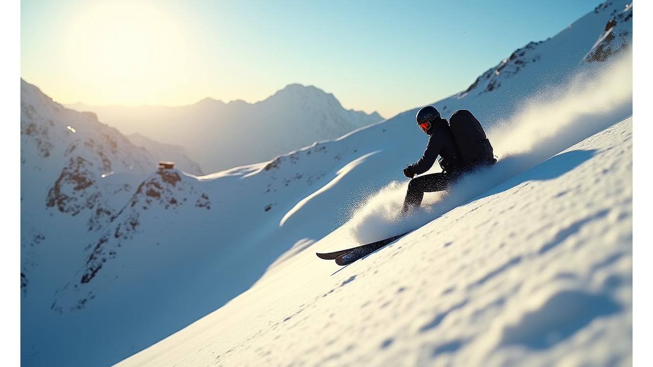 Heli-skiing in pristine Alaskan mountains with a private jet nearby